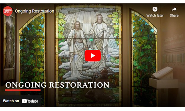 Commemorating the ongoing restoration